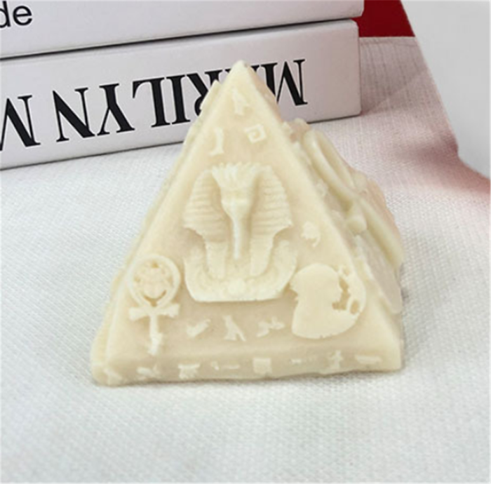 Pyramid Candle Molds Making Thicker Silicone Cylinder Pillar Psychic Eye Shape, DIY Soap Lotion Bar Chocolate ice Cream Cake Home décor