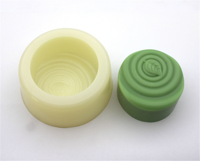 Round Leaf Silicone Soap Molds Soap Making Molds Craft Art Resin Mould DIY Craft Handmade Soap Candle Plaster Resin Mould