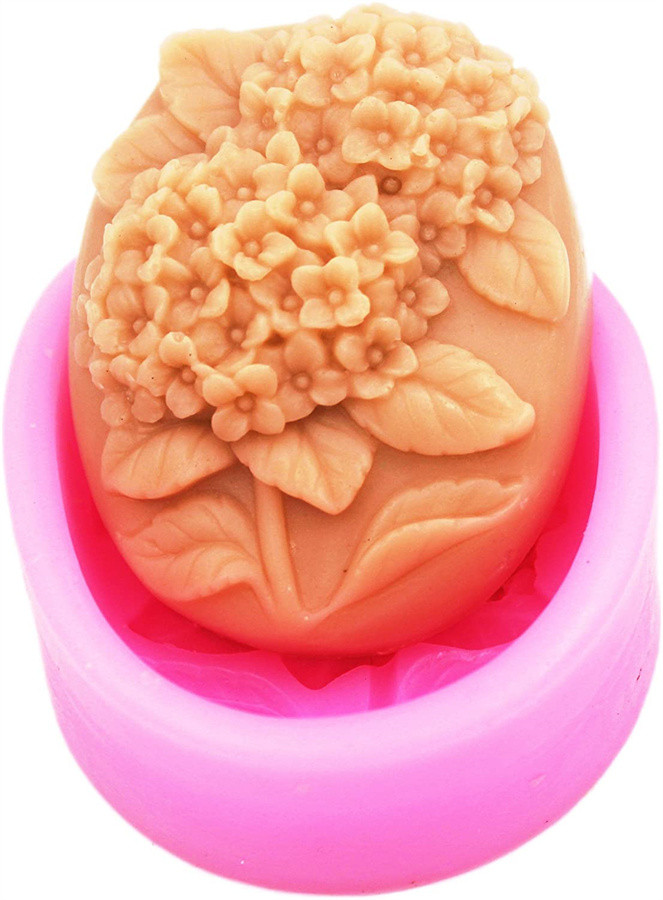 Hydrangea silicone mould Craft Art Silicone Soap Mold Craft Molds DIY Handmade soap molds