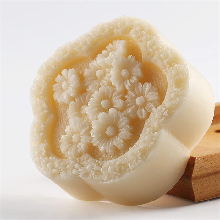 Chrysanthemum Silicone Soap Mold  Chocolate Candy Cake Decorating Baking Tools Polymer Clay Wax Silicone Molds
