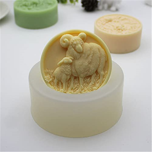 Sheep Soap Mold Handmade Soap Silicone Mold Soap Mold Candle Mold Ice Sculpture Mold  Soap Mold Aroma Plaster Mold