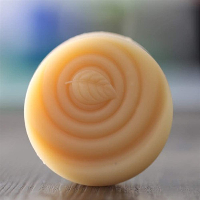 Round Leaf Silicone Soap Molds Soap Making Molds Craft Art Resin Mould DIY Craft Handmade Soap Candle Plaster Resin Mould