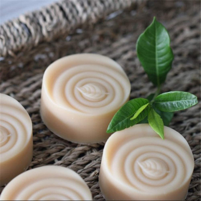 Round Leaf Silicone Soap Molds Soap Making Molds Craft Art Resin Mould DIY Craft Handmade Soap Candle Plaster Resin Mould