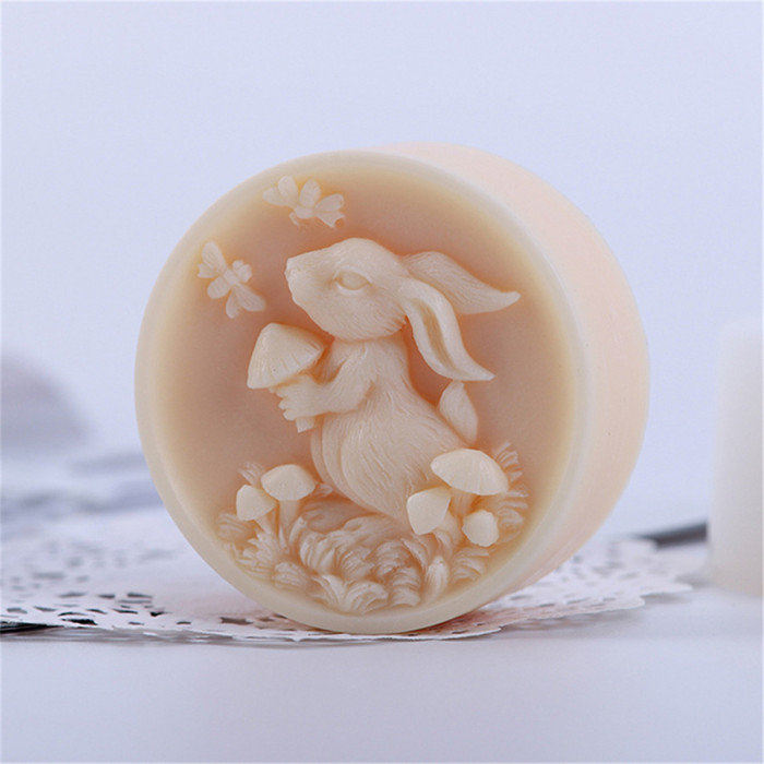 Rabbit Craft Soap Molds Silicone Candle Molds Soap Making Molds Resin Wax Mould