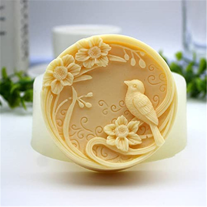 Bird Soap Mold Handmade Soap Silicone Mold Soap Mold Candle Mold Ice Sculpture Mold Bird Soap Mold Aroma Plaster Mold