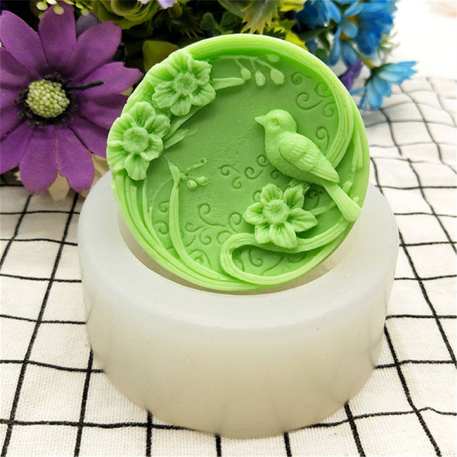 Bird Soap Mold Handmade Soap Silicone Mold Soap Mold Candle Mold Ice Sculpture Mold Bird Soap Mold Aroma Plaster Mold