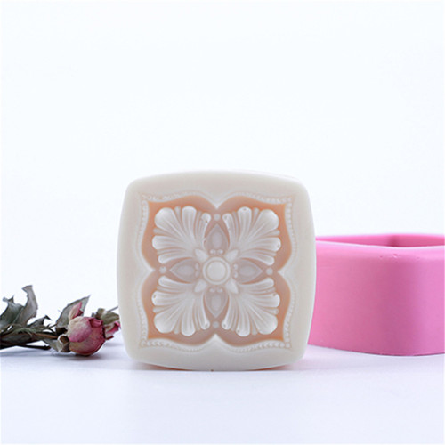 3D flower pattern silicone mold baking mold manual Candle Soap mold