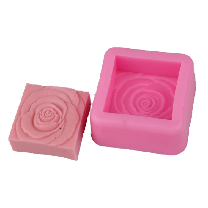 Flower Soap Mold Craft Silicone Mold for Handmade Lotion Bar, Bath Bomb, Wax, Crayon, Polymer Clay, Plaster of Paris