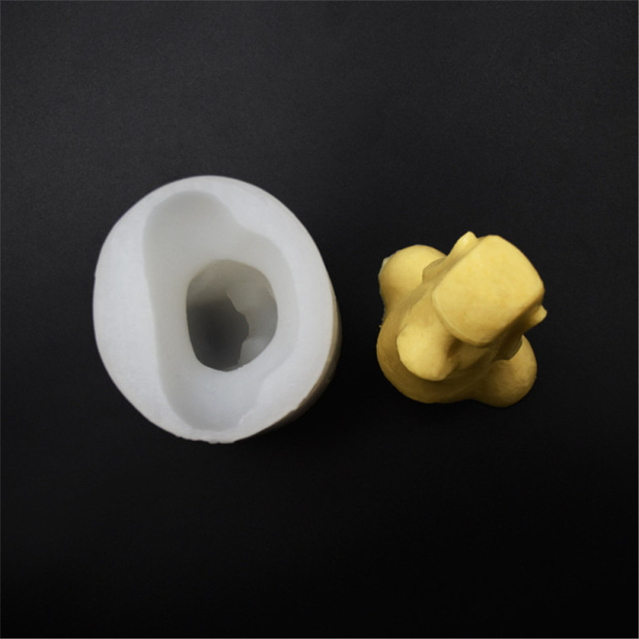 Big nose head shape candle making mold aromatherapy gypsum chocolate liquid silicone mold