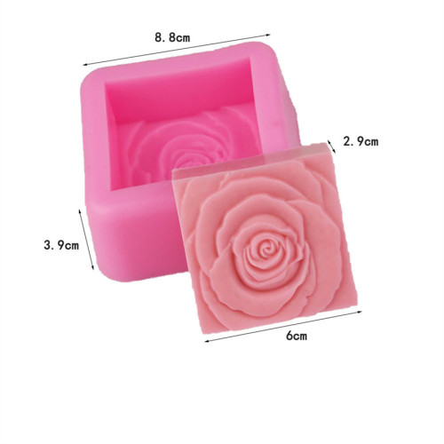 Flower Soap Mold Craft Silicone Mold for Handmade Lotion Bar, Bath Bomb, Wax, Crayon, Polymer Clay, Plaster of Paris