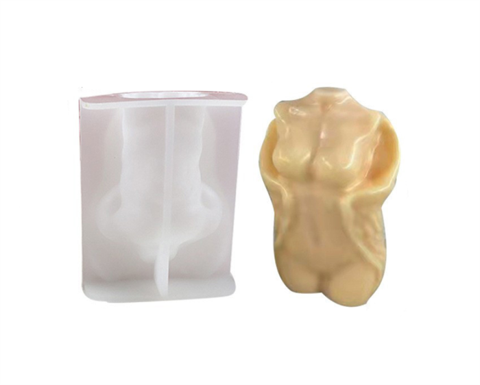 3D Women Angel Candle Mold, Angel Statue Silicone Candle Mold Epoxy Resin Casting Soap Mold for DIY Cake Decoration Tool Aromatherapy Candles, Wax, Soaps, Polymer Clay