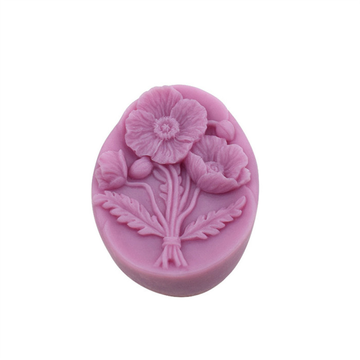 Silicone  Flower Fondant Molds Handmade Chocolate Candy Moulds for DIY Craft Art Soap Candle Making Cake