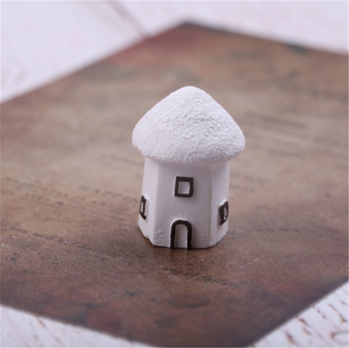 House Mold Cartoon Mini House Silicone Mold for Candle House Shape Garage Kit Resin Mold Soap Mold Decoration Mold Plaster Candle Aroma Fondant Mousse Chocolate Mold