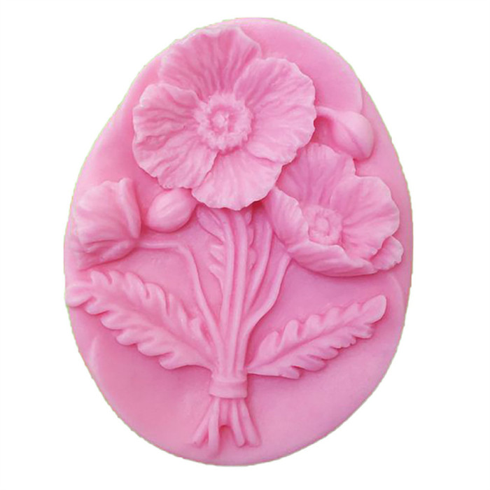 Silicone  Flower Fondant Molds Handmade Chocolate Candy Moulds for DIY Craft Art Soap Candle Making Cake