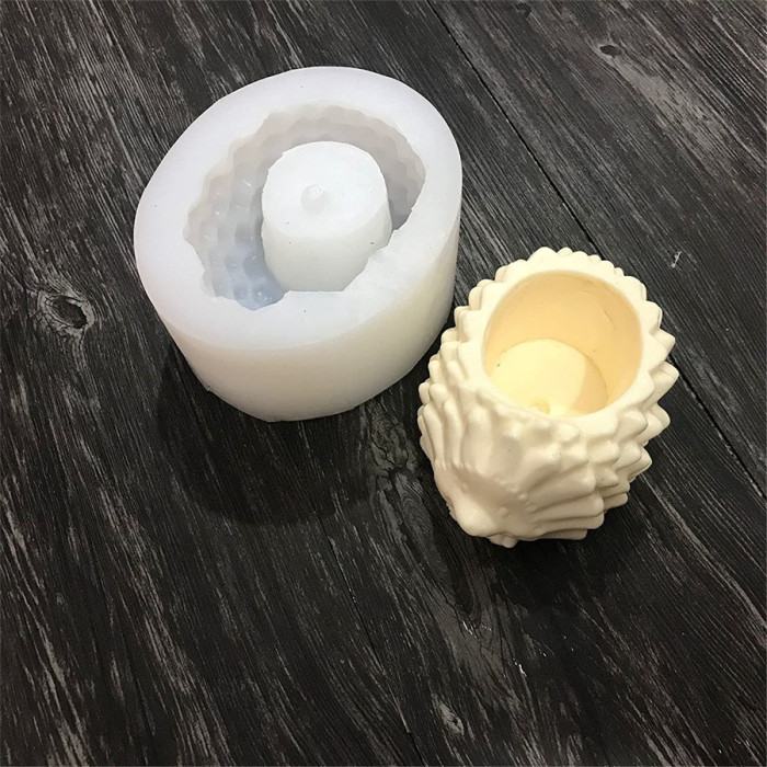 Concrete Silicone Flower Pot Mold,3D Hedgehog Succulent Cement Plaster Mould Soap Candle Mold Office Home Desktop Decor