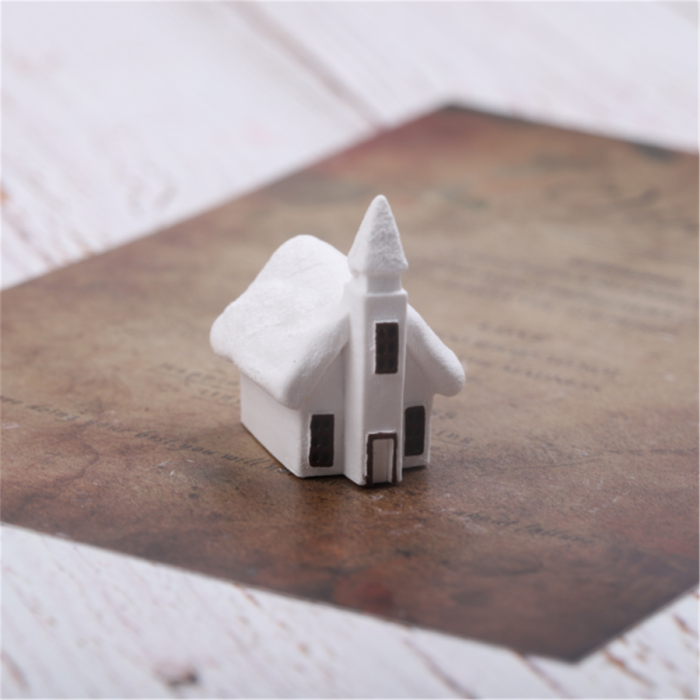 House Mold Cartoon Mini House Silicone Mold for Candle House Shape Garage Kit Resin Mold Soap Mold Decoration Mold Plaster Candle Aroma Fondant Mousse Chocolate Mold