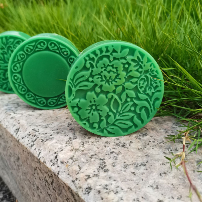 Mixed Flower Round Bath Soap Silicone Mold Cold Process Making Supplies