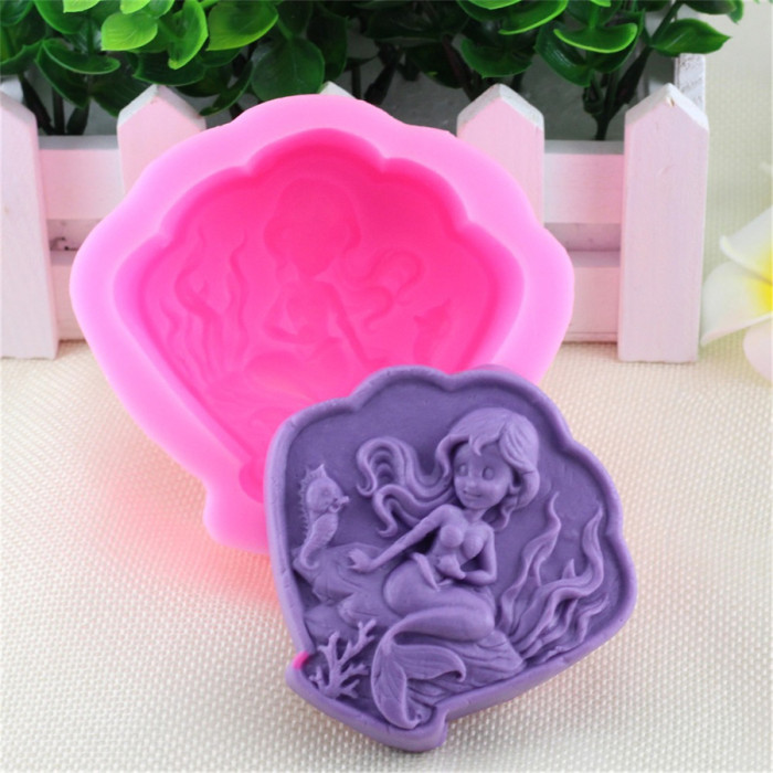 Soap Mold Silicone Candle Mold Soap Mould Silicone Mold Resin Mold Mermaid Soap Mold