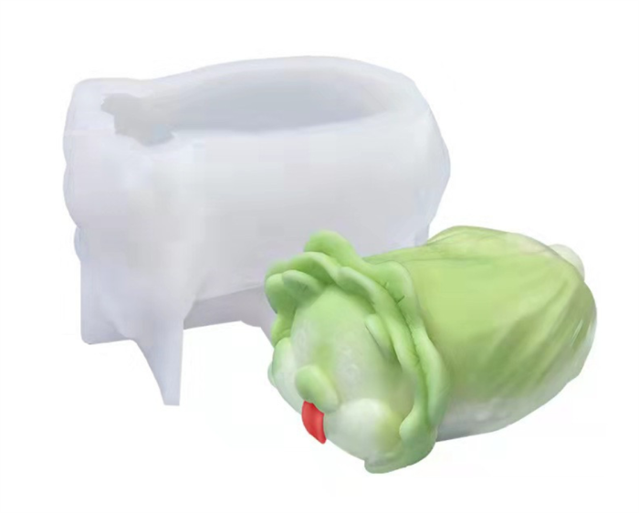 Vegetable dog Candle Mold Moldes para Velas Silicone Molds for Candles Candle Molds for Candle Making Unique Candle Molds for Chocolate, Candy, Candle, Soap