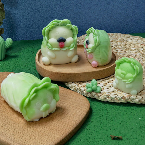 Vegetable dog Candle Mold Moldes para Velas Silicone Molds for Candles Candle Molds for Candle Making Unique Candle Molds for Chocolate, Candy, Candle, Soap