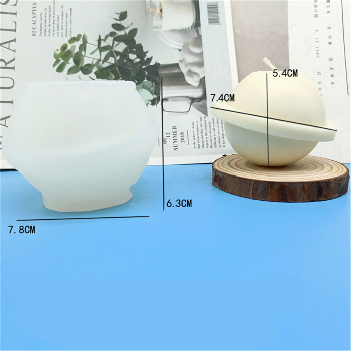 Ball Shape Silicone Candle Mold Simplicity Modern Geometry Soap Wax Resin Molds DIY Candles Handmade Mould, Hand Crafts for Home Wedding Dinner Party Decoration