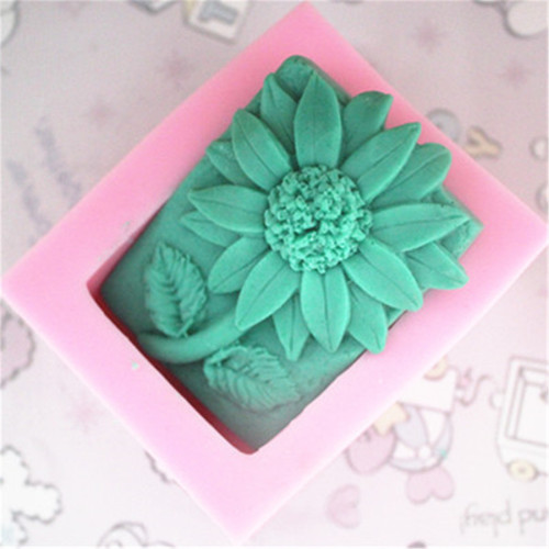 Silicone Mold , Flowers Craft Art Silicone Soap Mold, Craft Mold DIY Handmade Soap Mold