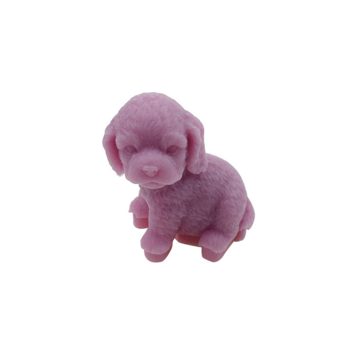 3D  Dog Silicone Mold, Cute Puppy Chocolate Candy Fondant Mold for Cake Decorating Making Candle Soap Resin Plaster Crayon Wax Melt Mold