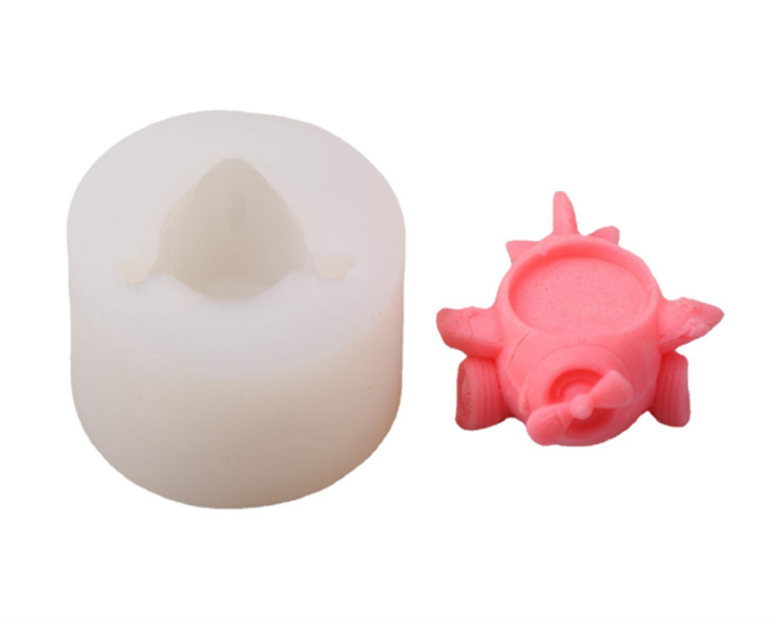 Airplane Shape Silicone Fondant Mold, Chocolate Gum Paste Sugar Craft Mould Cake Cupcake Topper Decorating Tool Aircraft Polymer Clay Resin Wax Melt Mold