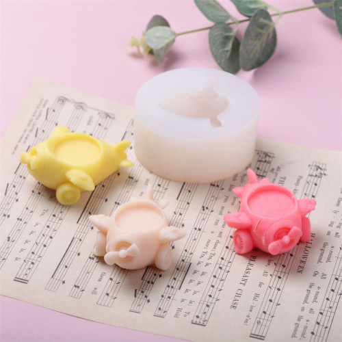 Airplane Shape Silicone Fondant Mold, Chocolate Gum Paste Sugar Craft Mould Cake Cupcake Topper Decorating Tool Aircraft Polymer Clay Resin Wax Melt Mold