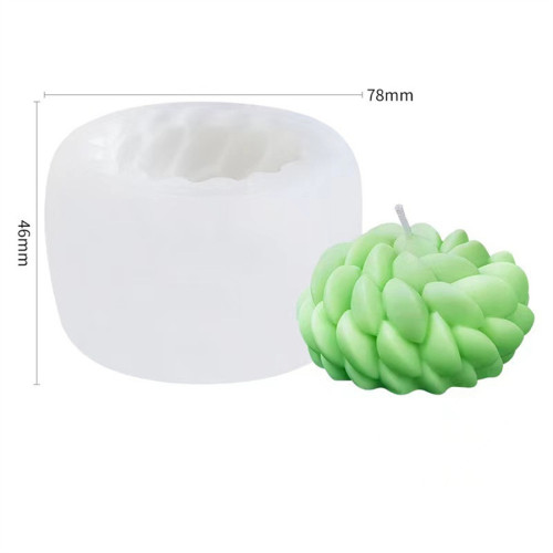 Santa Ana flower candle silicone mold DIY Santa Ana aromatherapy candle plaster mousse mold