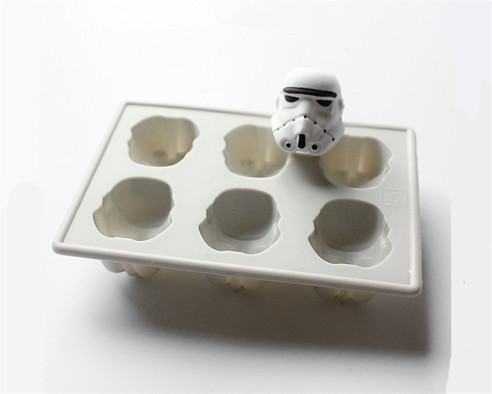 Silicone Cupcake Molds Set Nonstick Star Wars Shape Ice Cube Tray Chocolate Candy Moulds
