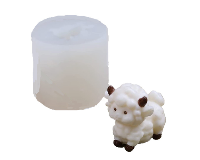 Mini Sheep Soap Mold Handmade Soap Silicone Mold Soap Mold Candle Mold Ice Sculpture Mold Soap Mold Aroma Plaster Mold