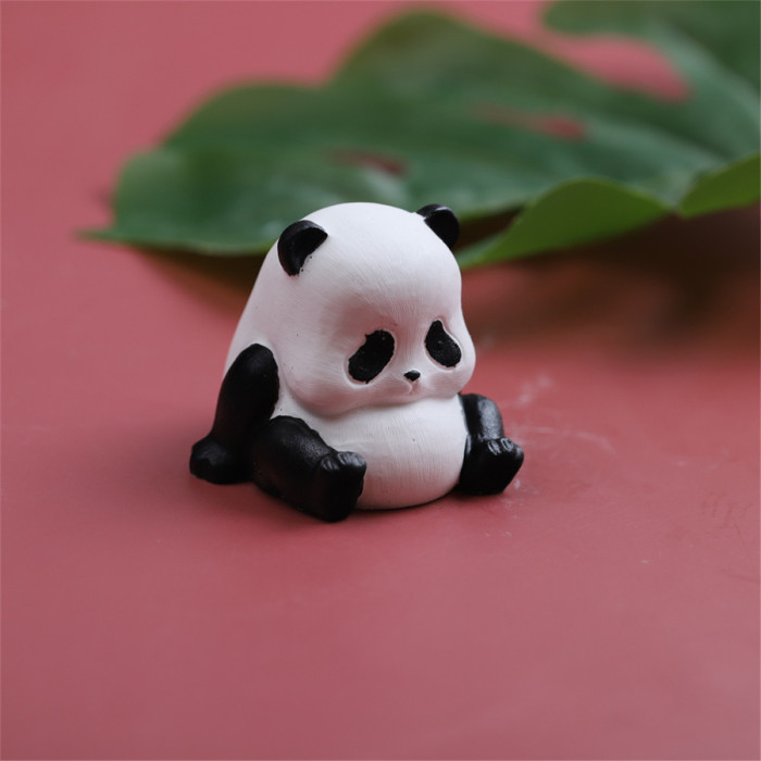 Sitting Panda Mold Panda Silicone Mold for Candle Panda Resin Mold Panda Soap Mold Panda Cake Decoration Mold Epoxy Resin Mold Handmade Panda Soap Mold Panda Plaster Candle Aroma Fondant Mold