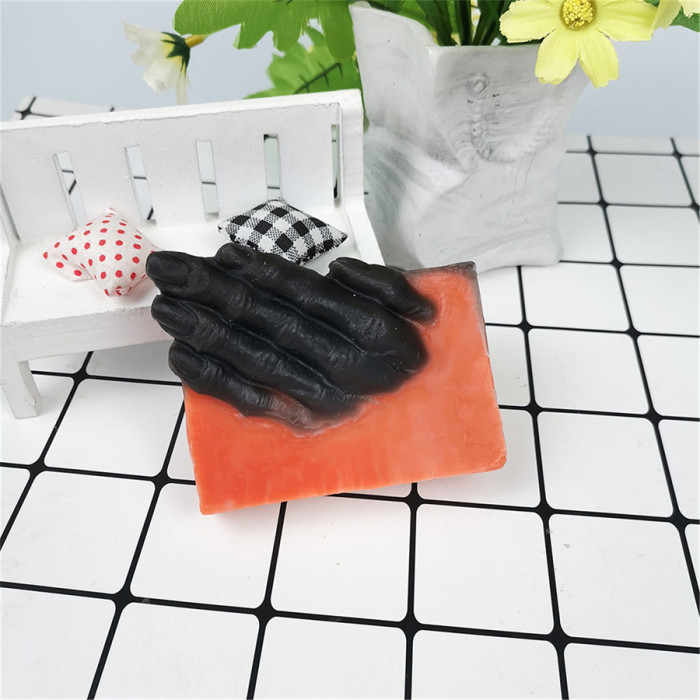 DIY skull cold soap mold Halloween mousse cake mold manual soap silicone mold