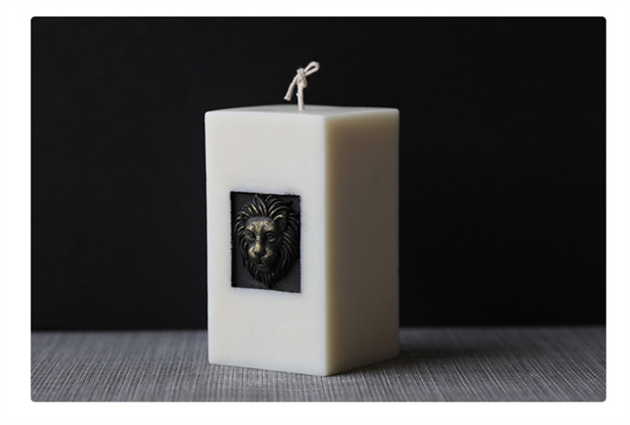 Candle sharpener creative candle lion head mold European retro aromatherapy candle decoration manual DIY mold