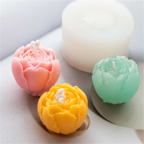Flower Silicone Candle Molds Soap Molds Fondant Chocolate Cake Candy Moulds Resin Clay Baking Pastry Tools