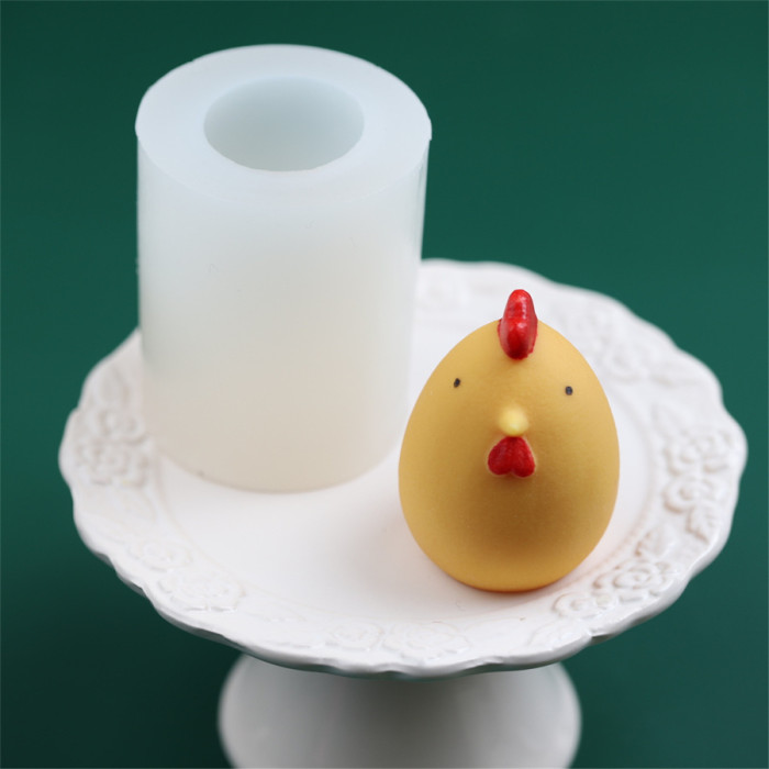 Animal Candle Resin Molds 3D Chicken Resin Casting Molds Reusable Epoxy Resin Silicone Mold Resin Crafts DIY Tool for Handmade Soap Table Decor Birthday Holiday Gifts