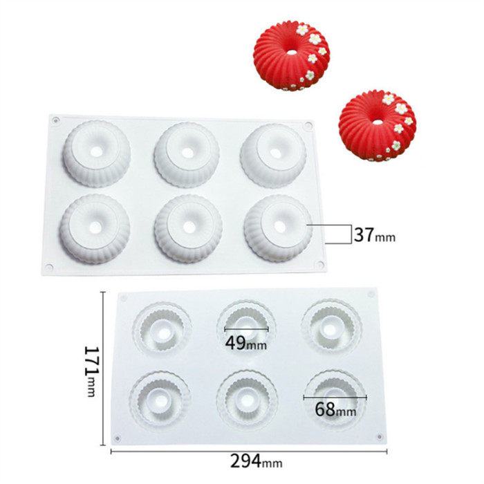 ice cream Molds Cake Fondant Decorating  Shape French Dessert Ice Cream Chocolate Jelly Truffle Pudding Cupcake Mousse Baking Mould