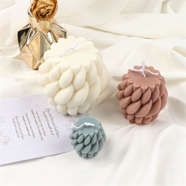 Rotating raindrop Candle Mold DIY hand soap decorative ornament geometric aromatherapy gypsum mold