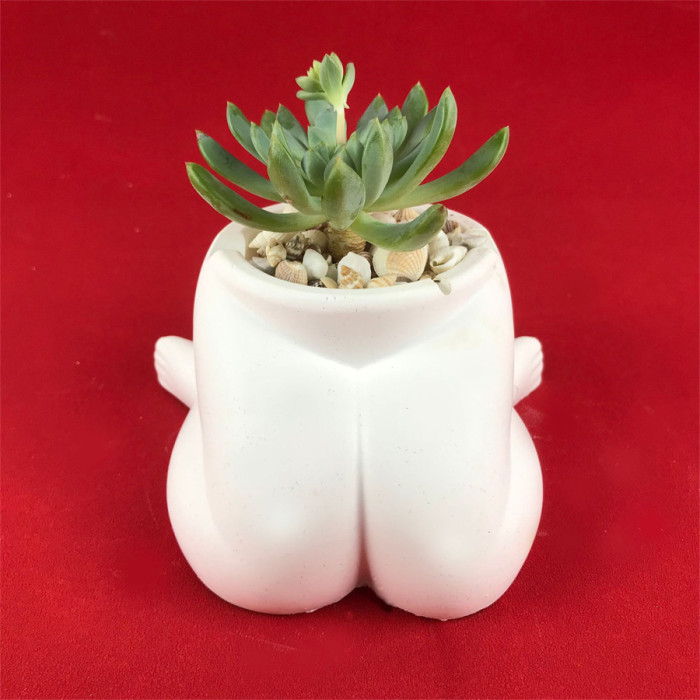 Woman Body Concrete Flower Pot Vase Molds Plaster Succulent Planter Silicone Molds Pen Brush Holder Mold Storage Box Mold Epoxy Resin Cement Clay Mould Ashtray mold