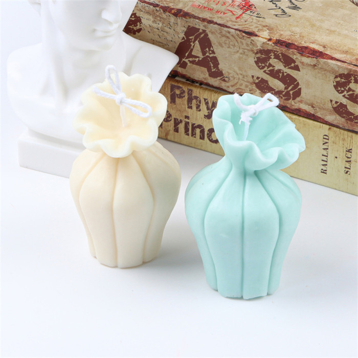 Fragrant candle mould DIY candle mould large flowered vase silicone candle mould
