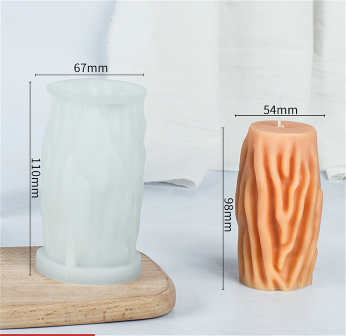 Geometric water column Candle Fragrance mold DIY homemade fragrance gypsum decoration mold