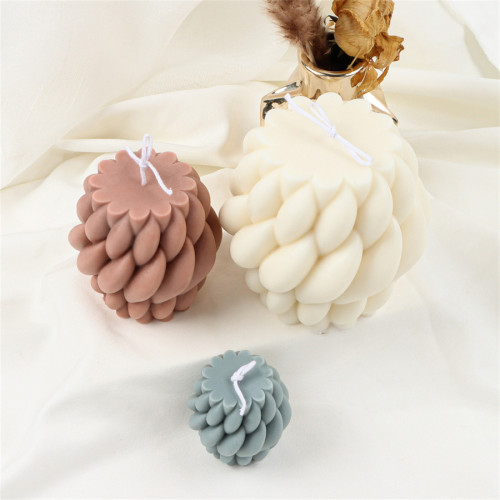 Rotating raindrop Candle Mold DIY hand soap decorative ornament geometric aromatherapy gypsum mold