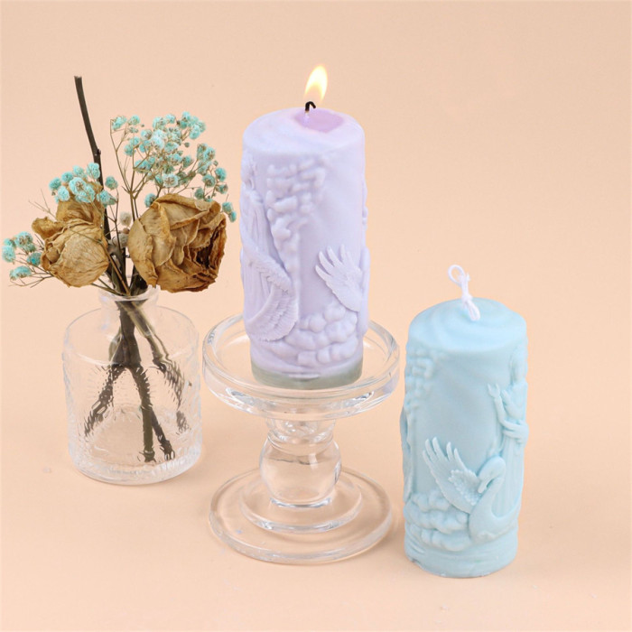 Figure relief incense candle mold DIY relief goddess column silicone Candle Mold