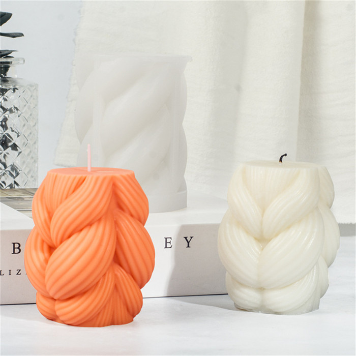 Unity color ball aromatherapy candle silicone mold DIY hemp rope gypsum pendulum diffuser soap mold