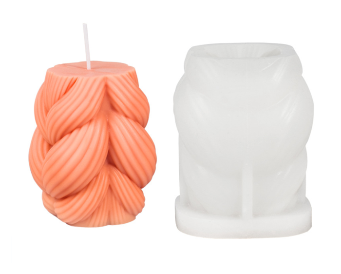 Unity color ball aromatherapy candle silicone mold DIY hemp rope gypsum pendulum diffuser soap mold