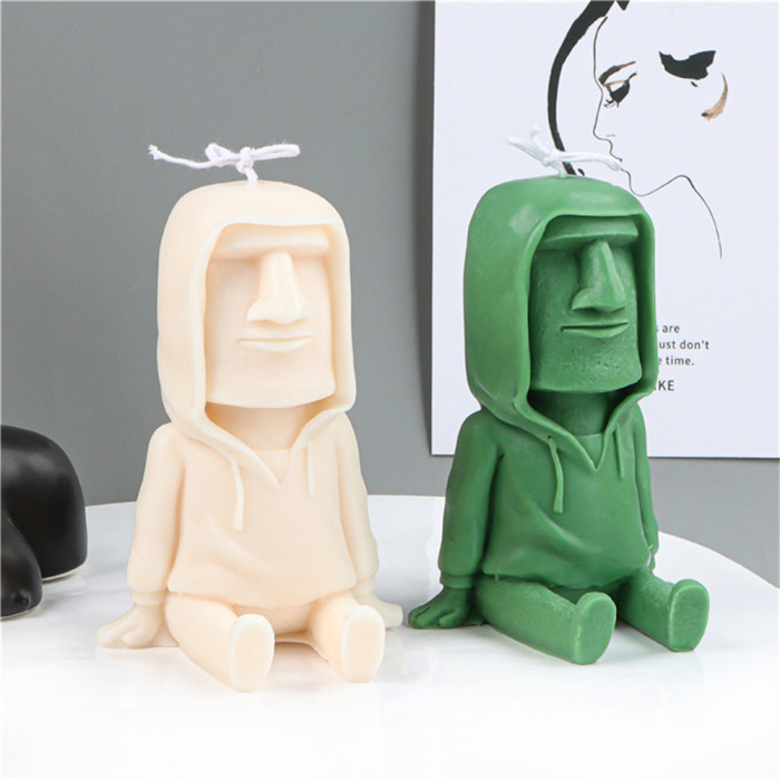 Candle Mold for Candle Making Silicone Mold 3D Unique Shape Candle Mold DIY Casting Wax Mold Wax Candles Mould for Halloween Party
