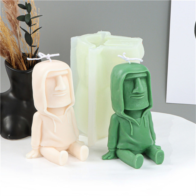 Candle Mold for Candle Making Silicone Mold 3D Unique Shape Candle Mold DIY Casting Wax Mold Wax Candles Mould for Halloween Party