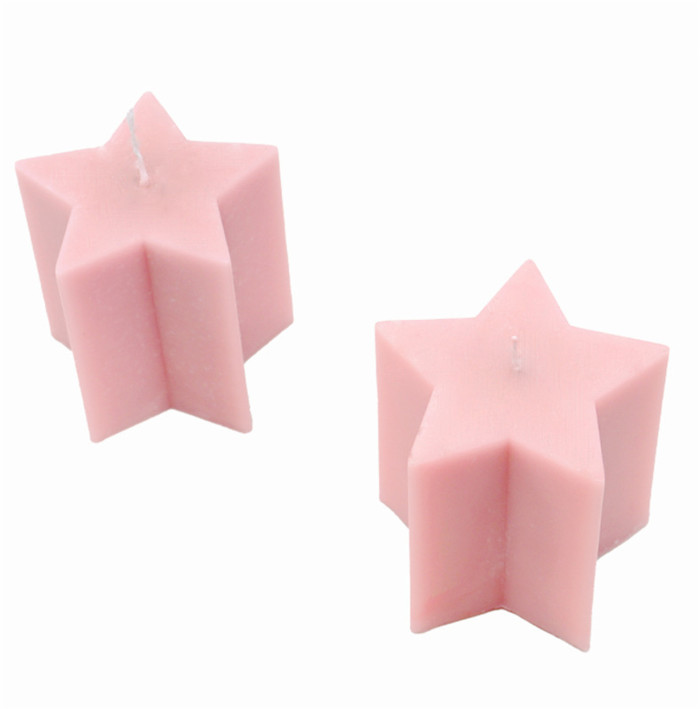 Five pointed star Candle Mold easy to demould Candle Mold DIY Pillar Candle Moulds Candle Soap Making Mould Scented Candle Craft Tool