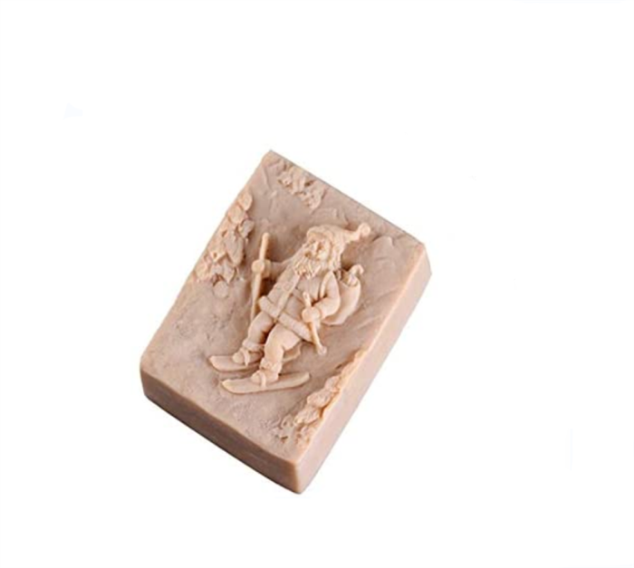 Silicone Christmas Theme, Santa Claus Craft Art Silicone Soap Mold Craft Molds, DIY Craft Art Handmade Soap Making Molds
